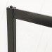 Двері в нішу Mix Premium DIVERSE SD01-160x185-TR Black прозоре скло 5 мм (MI6879)