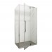 Душова кабіна без піддона Mix Premium BEVEL SC01-100x80x195-TR Chrome прозоре скло 6 мм (MI6869)