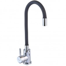 Змішувач для кухні Mix SUS-011 Chrome Refl.Black (неірж. сталь) (MI6223)