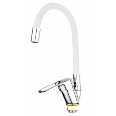 Змішувач для кухні Mix FANY 011 (Nut) Refl.White (без підводки) (MI6289) Змішувач для кухні Mix FANY 011 (Nut) Refl.White (без підводки) (MI6289)