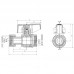 Кран кульовий RH R115-050 -1/2"х1/2" ВВ прямий Н/Г, ручка "метелик" червона (RO0231)