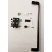 Душова кабіна без піддона Mix Premium BEVEL SC01-90x90x195-TR Black прозоре скло 6 мм (MI6864)