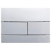 Панель змиву KR KT-0603-01 240x160x10mm пластикова, лінійна кнопка (KR5319)