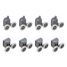 Комплект роликов для кабины Mix Rollers SCP03-4x4 Graphite двойной 4 вер.+4 ниж.(серый) (MI8163)