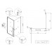 Душова кабіна без піддона KR SR SC08-90x90x200-TR-01 прозоре скло Easy Clean 6 мм, хром (KR5371)