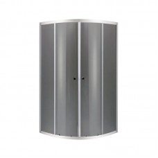 Душова кабіна без піддона Mix PLAIN SC01-90x90x185-GR CHROME сіре тоноване скло 4 мм (MI6900)