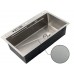 Мийка Mix Premium MH7545-SET-05 MICRO DECOR NANO-SILVER (3.0/0.8) комплект (нерж) (MX9635)