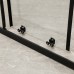 Двері в нішу Mix Premium DIVERSE SD01-160x185-TR Black прозоре скло 5 мм (MI6879)