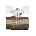 Кран шаровый Kr 1" ГГБ (KR.217.W) белый (KR0180)