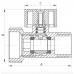 Кран триходовий 1/2Mx3/4Mx1/2F Kr KR.515 (KR0103)