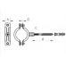 Хомут трубний оцинкований Kr KCB.10.G 2-1/2" (75-80) сірий (KR2790)