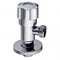 Кран для під'єднання сантехприладів Champion VAL-06 1/2x1/2 Chrome (неірж. сталь) (CH6196)