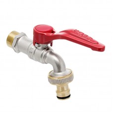 Кран полива Kr KR.247 - 1/2" с коннектором для быстрого подключения (KR3196) Кран полива Kr KR.247 - 1/2" с коннектором для быстрого подключения (KR3196)