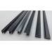 Двері в нішу Mix Premium DIVERSE SD01-140x185-TR Black прозоре скло 5 мм (MI6878)