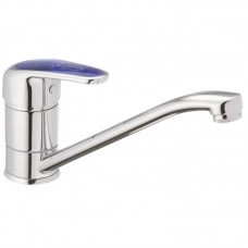 Смеситель для кухни Hb Magic 555 с синей ручкой (HB0668)