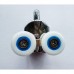 Ролики для душових кабін подвійні колеса Mix PREMIUM ROLLERS SCP02-1 CHROME нижні (23 mm для DIVERSE