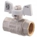 Кран кульовий Kr 1/2" ГГБ (KR.217.W) білий (KR0177)