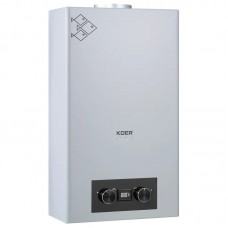 Газова колонка KR KWH.G0110 GRAY димохідна 10 л/хв, колір сірий (KR5555)