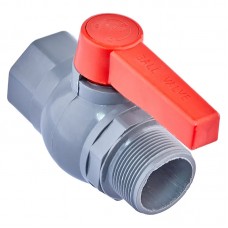 Кран шаровой PL PVM-1 1/2" FM PVC (PM0623) Кран шаровой PL PVM-1 1/2" FM PVC (PM0623)