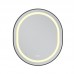 Дзеркало Mix Premium ELLIPSE MV05-80x70-Reverse BLACK з Led Touch, Anti-fog, димером (3-6,5kK) (MP6646)