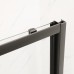 Двері в нішу Mix Premium DIVERSE SD01-140x185-TR Black прозоре скло 5 мм (MI6878)