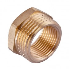 Футорка KR KF.F0610.WN - 1"x1/2" без нікелю (MX1536)
