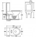 Унітаз-компакт Mixxus WAVE-0402-T3 650x350x830 mm TORNADO 3.0 (MI7037) Унітаз-компакт Mixxus WAVE-0402-T3 650x350x830 mm TORNADO 3.0 (MI7037)