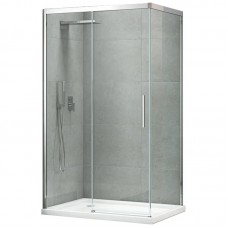 Бічна стінка для кабіни KR SR SW05-90x200-TR-01 прозоре скло Easy Clean 6 мм, хром (KR5407)