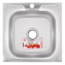 Кухонна мийка накладна ZerZ5050-04-160E (Satin) (ZX1608) Кухонна мийка накладна ZerZ5050-04-160E (Satin) (ZX1608)
