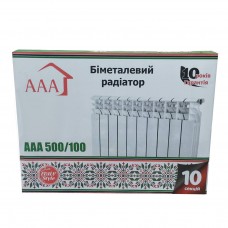 Биметаллический радиатор AAA Uno 500*96 (13 кг)