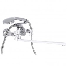 Змішувач для ванни Mix Omega 140 White (MI2768)