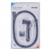 Набір для гігієнічного душу Mix Bidet SET-002 Black (шланг 1,2 м) (LE2776)