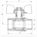 Кран кульовий СК 1" ГШБ ART.607 (SK0075)