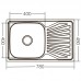 Мийка кухонна Zer Z7848-08-180D (decor) (ZX1605) Мийка кухонна Zer Z7848-08-180D (decor) (ZX1605)