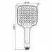 Лійка для душу KR KP-0402-05 (3 функції) (KR4985) Лійка для душу KR KP-0402-05 (3 функції) (KR4985)