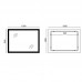 Дзеркало Mix FLAT MR04-100x80 з Led Touch, Anti-fog, димером, регулятором яскравості, годинником (MI6927) Дзеркало Mix FLAT MR04-100x80 з Led Touch, Anti-fog, димером, регулятором яскравості, годинником (MI6927)