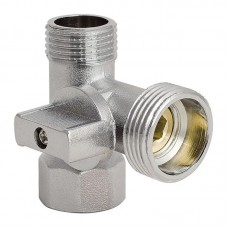 Кран трехходовой 1/2Mx3/4Mx1/2F Kr KR.515 (KR0103)