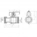 Кран кульовий RH R115-075B -3/4"х3/4" прямий Н/Г, ручка "метелик" чорна (RO0234) Кран кульовий RH R115-075B -3/4"х3/4" прямий Н/Г, ручка "метелик" чорна (RO0234)