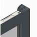 Бічна стінка для кабіни KR SR SW05-90x200-TR-01 прозоре скло Easy Clean 6 мм, хром (KR5407)