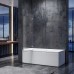 Шторки скляні на ванну KR SR BS05-90x140-TR-01 прозоре скло Easy Clean 6 мм, хром (KR5372)