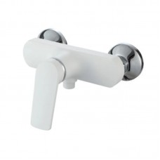 Змішувач для душової кабіни PL Lucas-003 SET White зі шлангом, лійкою та кронштейном (PM0711) Змішувач для душової кабіни PL Lucas-003 SET White зі шлангом, лійкою та кронштейном (PM0711)