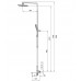 Душова колона зі змішувачем KR KB-56009-05 (Кольор чорний) (KR3507) Душова колона зі змішувачем KR KB-56009-05 (Кольор чорний) (KR3507)