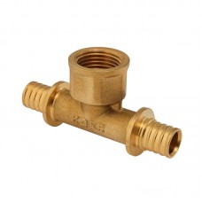 Тройник переходный с ВР KR KA.T16-06F-16 - 16(2.2mm) x 1/2"F x 16(2.2mm) (KR4894)