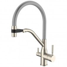 Змішувач для кухні MixPremium Gravity 021 SS COLOR REFL.GREY (MI6980)