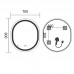 Дзеркало Mix Premium ELLIPSE MV05-80x70-Reverse з Led Touch, Anti-fog, димером (3-6,5kK) (MP6643) Дзеркало Mix Premium ELLIPSE MV05-80x70-Reverse з Led Touch, Anti-fog, димером (3-6,5kK) (MP6643)