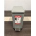 Мусорное ведро с плавным закрытием прямоугольное KR TC-010210-07 10 л цвет серый (KR5599) Мусорное ведро с плавным закрытием прямоугольное KR TC-010210-07 10 л цвет серый (KR5599)