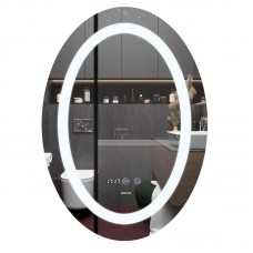Дзеркало Mix PLAIN MV02-50x70 з Led Touch, Anti-fog, димером, регулятором яскравості, годинником (MI6010) Дзеркало Mix PLAIN MV02-50x70 з Led Touch, Anti-fog, димером, регулятором яскравості, годинником (MI6010)