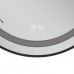 Дзеркало Mix Premium ELLIPSE MV05-80x70-Reverse BLACK з Led Touch, Anti-fog, димером (3-6,5kK) (MP6646)