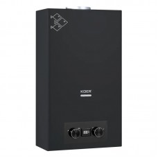 Газова колонка KR KWH.G0110 BLACK димохідна 10 л/хв, колір чорний (KR5554)