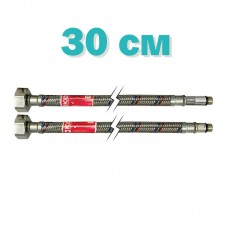 Гнучкі шланги для змішувача гайка 1/2" — Штуцер M10 (30 см) 2 шт Kr (KR0272)